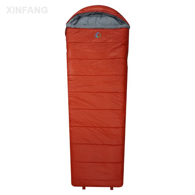 Cotton Sleeping Bag for adult Cold Weather&Warm Large with Carry Bag and Detachable Hood for Camping,Travel and Backpacking