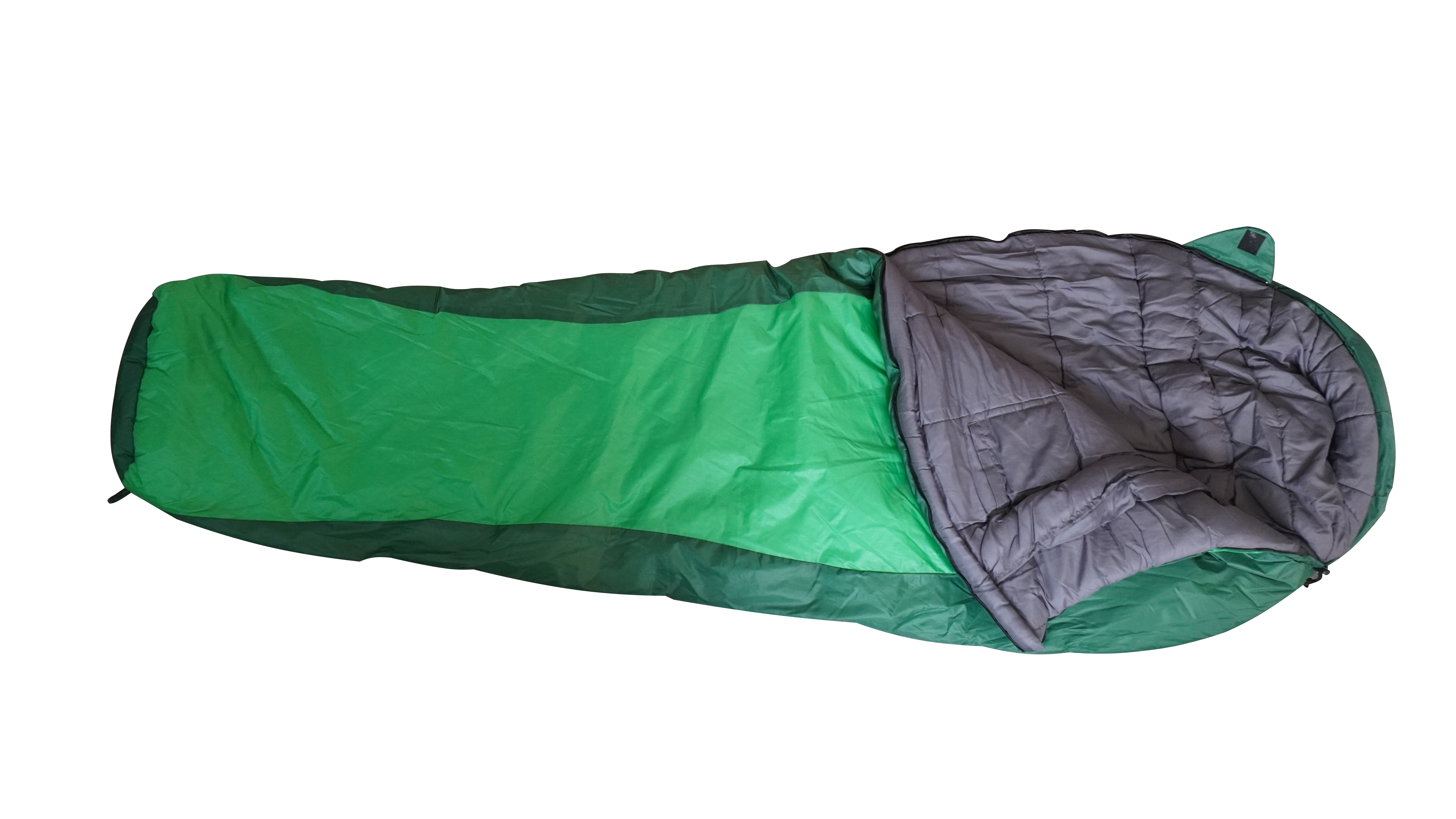 Green Mummy Painting Sleeping Bag