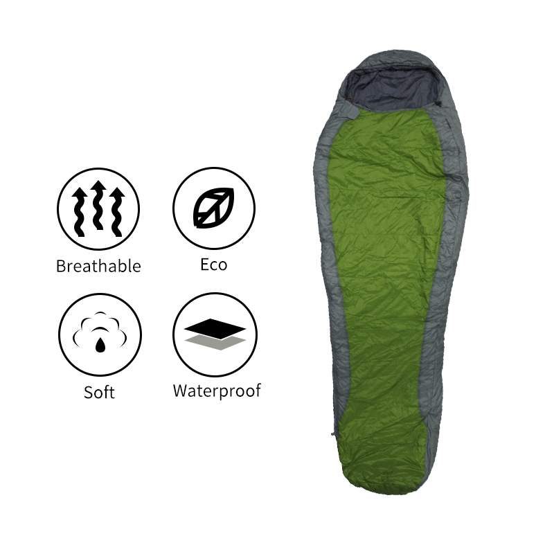 Middle Zipper Mummy Sleeping Bag